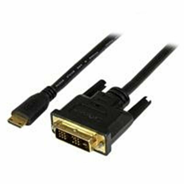 Dynamicfunction 1m Mini HDMI to DVI-D Cable Male to Male, Black DY166225